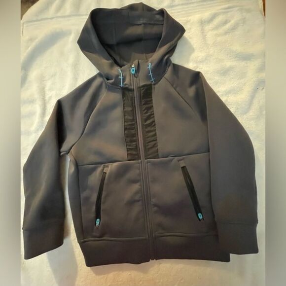 NWOT! medium Russell Athletics dark gray full zip pocketed Dry Power 360 jacket - Picture 1 of 9